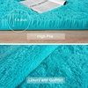 image:imageHOMORE Black Rug for Bedroom 4x6 Area Rugs for Kids Room Non Slip Dorm Rug  Shaggy Fluffy Furry Carpet for Living RoomSuper Soft Gothic Rug for Home DecorTurquoise Blue