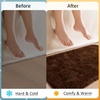 image:imageHOMORE Black Rug for Bedroom 4x6 Area Rugs for Kids Room Non Slip Dorm Rug  Shaggy Fluffy Furry Carpet for Living RoomSuper Soft Gothic Rug for Home DecorBrown
