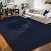 image:imageHOMORE Black Rug for Bedroom 4x6 Area Rugs for Kids Room Non Slip Dorm Rug  Shaggy Fluffy Furry Carpet for Living RoomSuper Soft Gothic Rug for Home DecorNavy