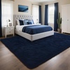 image:imageHOMORE Black Rug for Bedroom 4x6 Area Rugs for Kids Room Non Slip Dorm Rug  Shaggy Fluffy Furry Carpet for Living RoomSuper Soft Gothic Rug for Home DecorNavy