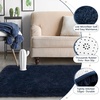 image:imageHOMORE Black Rug for Bedroom 4x6 Area Rugs for Kids Room Non Slip Dorm Rug  Shaggy Fluffy Furry Carpet for Living RoomSuper Soft Gothic Rug for Home DecorNavy