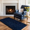 image:imageHOMORE Black Rug for Bedroom 4x6 Area Rugs for Kids Room Non Slip Dorm Rug  Shaggy Fluffy Furry Carpet for Living RoomSuper Soft Gothic Rug for Home DecorNavy