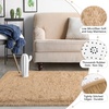 image:imageHOMORE Black Rugs for Living Room 5x8 Area Rugs for Bedroom Fluffy Furry Rug for Kids Room Large Shaggy Rug for Teen Boys Girls Room Big Fuzzy Carpet for Dorm Home Decor  Modern Luxury Fluffy Soft and Comfy Carpet for Boys Girls Nursery RoomLight Tan