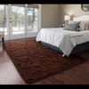 image:imageHOMORE Black Rugs for Living Room 5x8 Area Rugs for Bedroom Fluffy Furry Rug for Kids Room Large Shaggy Rug for Teen Boys Girls Room Big Fuzzy Carpet for Dorm Home Decor  Modern Luxury Fluffy Soft and Comfy Carpet for Boys Girls Nursery RoomBrown