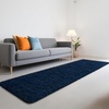image:imageHOMORE Black Rugs for Living Room 5x8 Area Rugs for Bedroom Fluffy Furry Rug for Kids Room Large Shaggy Rug for Teen Boys Girls Room Big Fuzzy Carpet for Dorm Home Decor  Modern Luxury Fluffy Soft and Comfy Carpet for Boys Girls Nursery RoomNavy