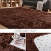image:imageHOMORE Black Rugs for Living Room 5x8 Area Rugs for Bedroom Fluffy Furry Rug for Kids Room Large Shaggy Rug for Teen Boys Girls Room Big Fuzzy Carpet for Dorm Home Decor  Modern Luxury Fluffy Soft and Comfy Carpet for Boys Girls Nursery RoomBrown