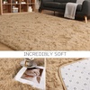 image:imageHOMORE Black Rugs for Living Room 5x8 Area Rugs for Bedroom Fluffy Furry Rug for Kids Room Large Shaggy Rug for Teen Boys Girls Room Big Fuzzy Carpet for Dorm Home Decor  Modern Luxury Fluffy Soft and Comfy Carpet for Boys Girls Nursery RoomLight Tan