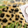 image:imageHOMORE Fluffy Leopard Rug4x6 Cheetah Rugs for Bedroom Living Room  Western Rugs Non Slip Backing Soft Leopard Print Rug for Kids Room DormBlack and KhakiBlackKhaki