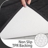image:imageHOMORE Grey Bathroom Rug 24x36 Inch Soft Absorbent Microfiber Bathroom Runner Rug Washable Bath Runners Rugs for Bathrooms Non Slip Bath Rugs for Shower TubDark Grey