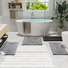 image:imageHOMORE Grey Bathroom Rug 24x36 Inch Soft Absorbent Microfiber Bathroom Runner Rug Washable Bath Runners Rugs for Bathrooms Non Slip Bath Rugs for Shower TubGrey