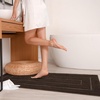 image:imageHOMORE Grey Bathroom Rug 24x36 Inch Soft Absorbent Microfiber Bathroom Runner Rug Washable Bath Runners Rugs for Bathrooms Non Slip Bath Rugs for Shower TubBrown