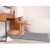 image:imageHOMORE Grey Bathroom Rug 24x36 Inch Soft Absorbent Microfiber Bathroom Runner Rug Washable Bath Runners Rugs for Bathrooms Non Slip Bath Rugs for Shower TubGrey