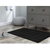 image:imageHOMORE Grey Bathroom Rug 24x36 Inch Soft Absorbent Microfiber Bathroom Runner Rug Washable Bath Runners Rugs for Bathrooms Non Slip Bath Rugs for Shower TubBlack