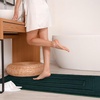 image:imageHOMORE Grey Bathroom Rug 24x36 Inch Soft Absorbent Microfiber Bathroom Runner Rug Washable Bath Runners Rugs for Bathrooms Non Slip Bath Rugs for Shower TubDeep Green