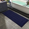 image:imageHOMORE Grey Bathroom Rug 24x36 Inch Soft Absorbent Microfiber Bathroom Runner Rug Washable Bath Runners Rugs for Bathrooms Non Slip Bath Rugs for Shower TubNavy Blue