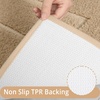 image:imageHOMORE Grey Bathroom Rug 24x36 Inch Soft Absorbent Microfiber Bathroom Runner Rug Washable Bath Runners Rugs for Bathrooms Non Slip Bath Rugs for Shower TubBeige