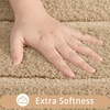 image:imageHOMORE Grey Bathroom Rug 24x36 Inch Soft Absorbent Microfiber Bathroom Runner Rug Washable Bath Runners Rugs for Bathrooms Non Slip Bath Rugs for Shower TubBeige
