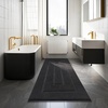image:imageHOMORE Grey Bathroom Rug 24x36 Inch Soft Absorbent Microfiber Bathroom Runner Rug Washable Bath Runners Rugs for Bathrooms Non Slip Bath Rugs for Shower TubDark Grey