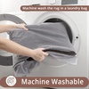image:imageHOMORE Grey Bathroom Rug 24x36 Inch Soft Absorbent Microfiber Bathroom Runner Rug Washable Bath Runners Rugs for Bathrooms Non Slip Bath Rugs for Shower TubBrown