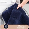 image:imageHOMORE Grey Bathroom Rug 24x36 Inch Soft Absorbent Microfiber Bathroom Runner Rug Washable Bath Runners Rugs for Bathrooms Non Slip Bath Rugs for Shower TubNavy Blue