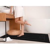 image:imageHOMORE Grey Bathroom Rug 24x36 Inch Soft Absorbent Microfiber Bathroom Runner Rug Washable Bath Runners Rugs for Bathrooms Non Slip Bath Rugs for Shower TubBlack