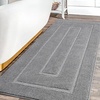 image:imageHOMORE Grey Bathroom Rug 24x36 Inch Soft Absorbent Microfiber Bathroom Runner Rug Washable Bath Runners Rugs for Bathrooms Non Slip Bath Rugs for Shower TubGrey