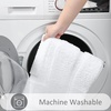 image:imageHOMORE Grey Bathroom Rug 24x36 Inch Soft Absorbent Microfiber Bathroom Runner Rug Washable Bath Runners Rugs for Bathrooms Non Slip Bath Rugs for Shower TubWhite