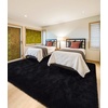 image:imageHOMORE Small Rugs for Bedroom 2x3 Feet Black Rug for Bedside Living Room  Soft Fluffy Area Rugs for Desk Indoor Entrance Door Mat Small Runner Rugs and Carpets for Dorm NurseryBlack