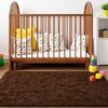image:imageHOMORE Small Rugs for Bedroom 2x3 Feet Black Rug for Bedside Living Room  Soft Fluffy Area Rugs for Desk Indoor Entrance Door Mat Small Runner Rugs and Carpets for Dorm NurseryBrown