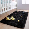 image:imageHOMORE Small Rugs for Bedroom 2x3 Feet Black Rug for Bedside Living Room  Soft Fluffy Area Rugs for Desk Indoor Entrance Door Mat Small Runner Rugs and Carpets for Dorm NurseryBlack
