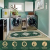 image:imageHOMORE Washable Area Rug 4x6 Black Rugs for Bedroom Living Room  Non Slip Low Pile Vintage Floral Throw Rugs for Entryway Kitchen Rug Dinning Room OfficeGreen