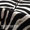 image:imageHOMORE Zebra RugFaux Animal Print RugSmall Zebra Hide Rugs for Bedroom  23x36 FeetWashableNon SlipLow Plie Western Floor Carpet for Bedside Living Room Desk Wall Decor Black and WhiteZebra