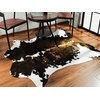 image:imageHOMORE Zebra RugFaux Animal Print RugSmall Zebra Hide Rugs for Bedroom  23x36 FeetWashableNon SlipLow Plie Western Floor Carpet for Bedside Living Room Desk Wall Decor Black and WhiteDark Brown