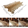 image:imageHOMORE Zebra RugFaux Animal Print RugSmall Zebra Hide Rugs for Bedroom  23x36 FeetWashableNon SlipLow Plie Western Floor Carpet for Bedside Living Room Desk Wall Decor Black and WhiteLeopard