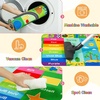 image:imageHOMORE Kids Educational Rug8x10 Green Kids Area Rug for Classroom Playroom  ABC Rugs for Learning AlphabetNumbersColorsSeason and Animal Words Playmat for Chidrens RoomGreen