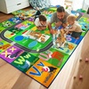image:imageHOMORE Kids Educational Rug8x10 Green Kids Area Rug for Classroom Playroom  ABC Rugs for Learning AlphabetNumbersColorsSeason and Animal Words Playmat for Chidrens RoomGreen