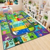 image:imageHOMORE Kids Educational Rug8x10 Green Kids Area Rug for Classroom Playroom  ABC Rugs for Learning AlphabetNumbersColorsSeason and Animal Words Playmat for Chidrens RoomGreen