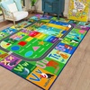 image:imageHOMORE Kids Educational Rug8x10 Green Kids Area Rug for Classroom Playroom  ABC Rugs for Learning AlphabetNumbersColorsSeason and Animal Words Playmat for Chidrens RoomGreen