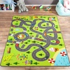 image:imageHOMORE Kids Play Mat RugKids Carpet for Children Bedroom Play Room 4x6 FT  48x76inch Fun and Educational City Rug for Hot Wheels Track Racing Playroom Rug4 x 6 Rectangular