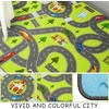 image:imageHOMORE Kids Play Mat RugKids Carpet for Children Bedroom Play Room 4x6 FT  48x76inch Fun and Educational City Rug for Hot Wheels Track Racing Playroom Rug4 x 6 Rectangular