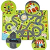 image:imageHOMORE Kids Play Mat RugKids Carpet for Children Bedroom Play Room 4x6 FT  48x76inch Fun and Educational City Rug for Hot Wheels Track Racing Playroom Rug4 x 6 Rectangular