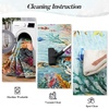 image:imageHOMORE Ocean Rugs 5x7 Washable Coastal Rug for Living RoomGray Blue  Non Slip Rugs for Kids Bedroom Nautical Coral Rugs with Fish Sea Turtles Jellyfish Seahorse Beach Carpet for Nursery DormGray Blue