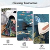 image:imageHOMORE Ocean Rugs 5x7 Washable Coastal Rug for Living RoomGray Blue  Non Slip Rugs for Kids Bedroom Nautical Coral Rugs with Fish Sea Turtles Jellyfish Seahorse Beach Carpet for Nursery DormDark Blue